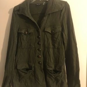 Green Military Style Jacket